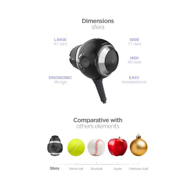 The&nbsp;IQ Sfera™ Hair Dryer&nbsp;is a new generation professional tool—ultra‑compact, ultra‑light (weighs less than 1 pound!), and powered by a high‑speed&nbsp;digital motor up to 92,000 RPM. Its perfectly balanced spherical design delivers exceptional airflow, faster drying, and total styling control with less fatigue.
