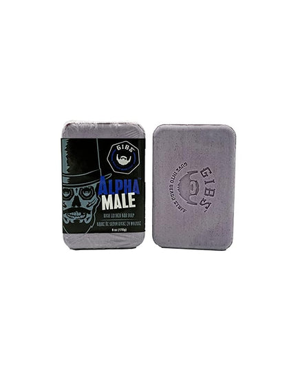 A Gently Exfoliating, Rich-Lather, Heavenly Smelling Brick of Soap. Get a real handle on your grooming routine with The Alpha Male Bar, an all-over brick of man-soap that moisturizes and exfoliates. Shea butter and jojoba seed powder leave you, and your man parts, squeaky clean, topping it off with antioxidant benefits of Acai oil. This baby boasts a super-rich, sulfate-free man lather perfect for shaving or putting your manscaping on point.