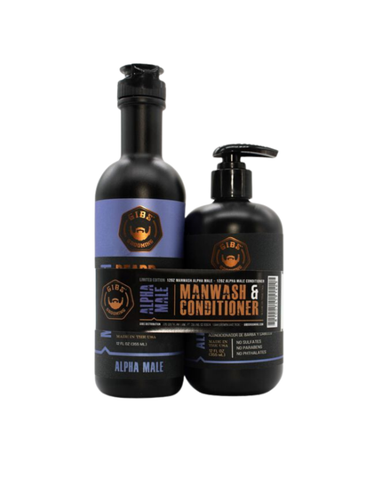 Alpha Male Holiday Duo Includes:

(1) - Alpha Male Manwash 3-in-1
(1) - Alpha Male Conditioner