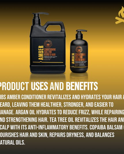 Hydrate and moisturize your hair and scalp with GIBS Amber Conditioner.