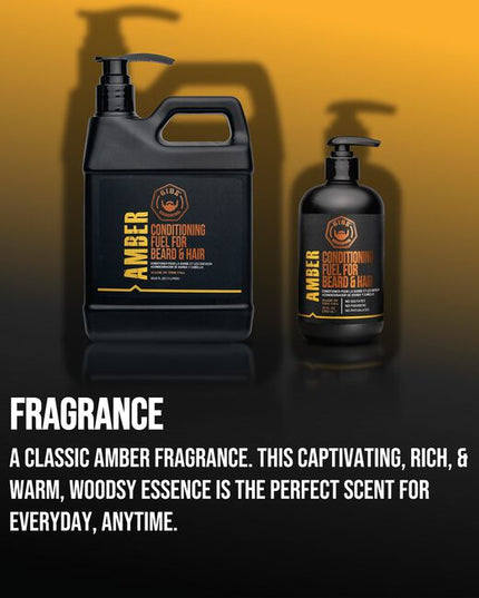 Hydrate and moisturize your hair and scalp with GIBS Amber Conditioner.