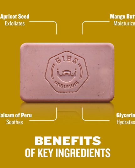 Amber is an exfoliating bar soap, crafted with mango butter and apricot seed for a gentle yet effective way to cleanse your skin. Infused with a captivating Amber Fragrance, each use will leave you with the perfect blend of feeling clean and smelling great.