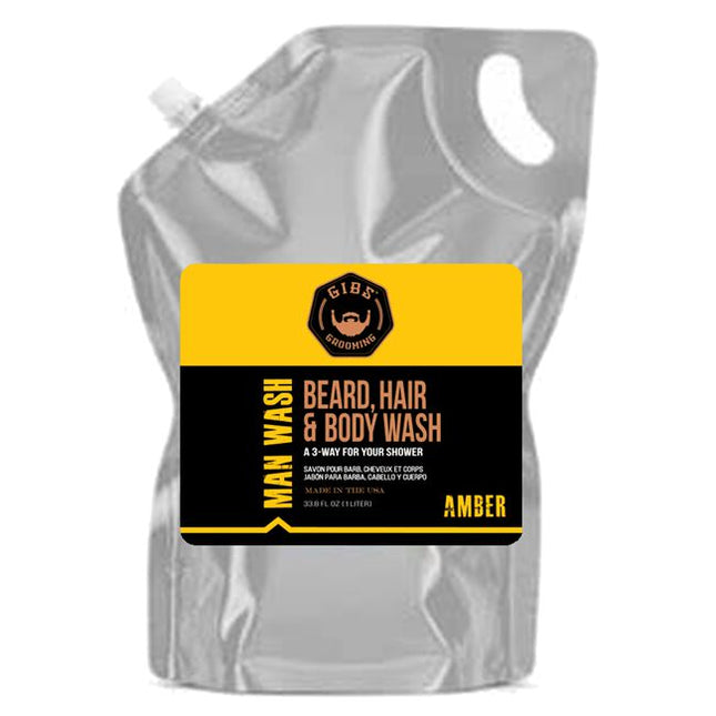 All a guy really needs in the shower is a smile. Because you have better things to do than stress over your man tresses, our Man Wash BHB is the perfect power tool for the splash and dash. Slice precious time out of your cleansing routine with this all-over lather that takes care of your beard, hair and nether regions in triple time.