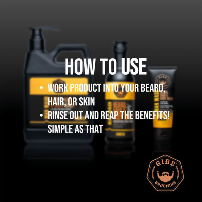 All a guy really needs in the shower is a smile. Because you have better things to do than stress over your man tresses, our Man Wash BHB is the perfect power tool for the splash and dash. Slice precious time out of your cleansing routine with this all-over lather that takes care of your beard, hair and nether regions in triple time.