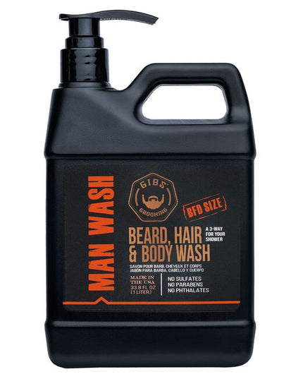 Get the ultimate 3-way with GIBS Man Wash BHB! You’ll instantly experience a rugged fragrant blend of Citrus, Oak & Basil using Manwash BHB but it doesn’t stop with only smelling great, this wash also cleanses and conditions your skin naturally with Copaiba Balsam Oil & Tea Tree Oils.