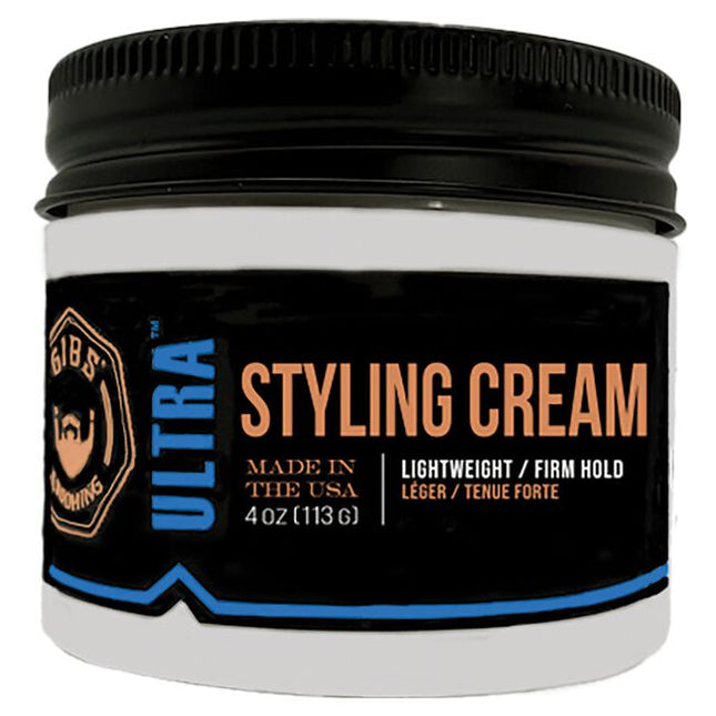 GIBS new styling cream, a whipped, Ultra Light hair styler that delivers the perfect medium hold without weighing you down. Created for all hair types, this versatile styler adds just the right amount of texture, definition, and touchable control with a natural matte finish. Whether you're aiming for a laid-back tousle or a more refined shape, this whipped formula glides on smoothly and rinses out clean.