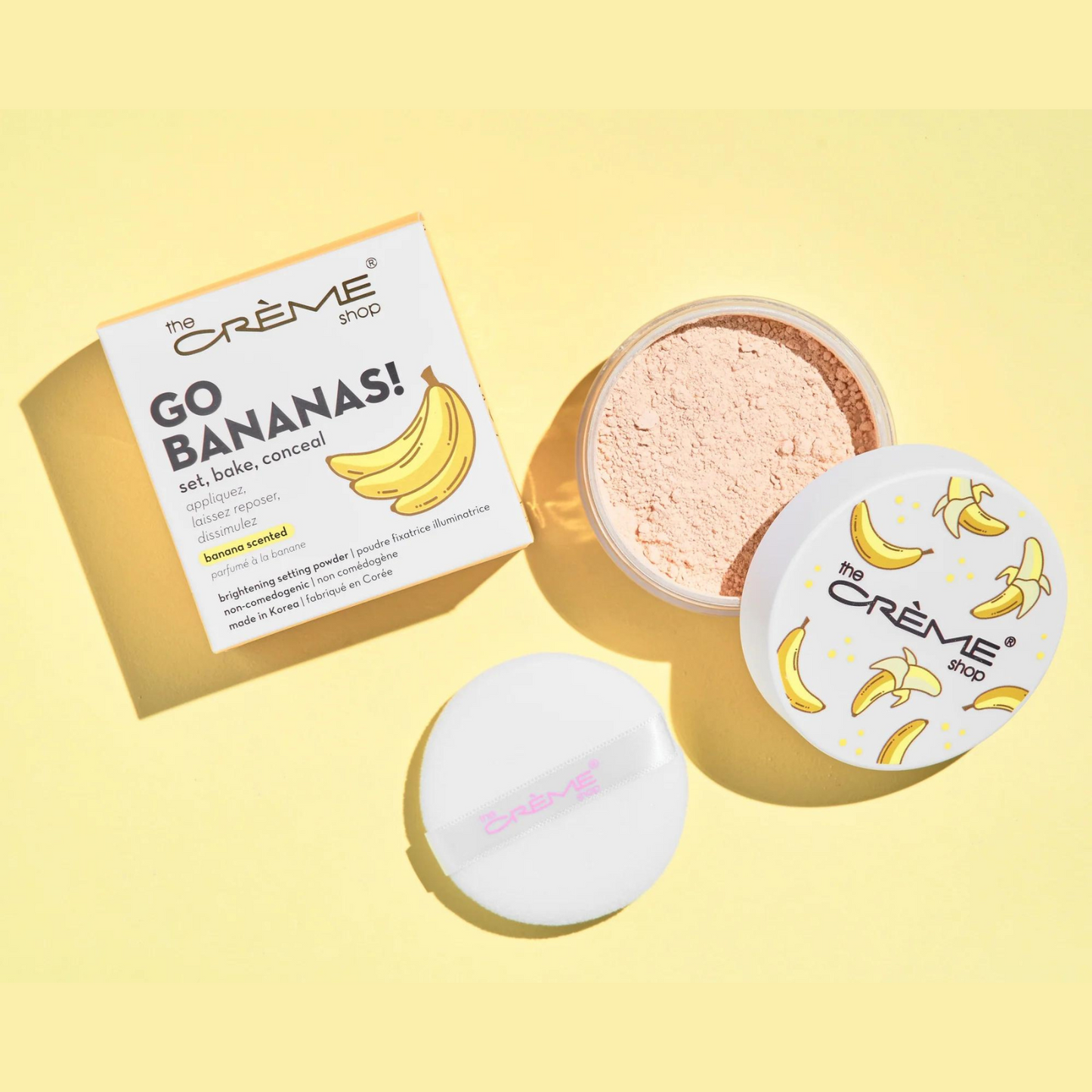 The Crème Shop -  GO BANANAS! Banana Face Setting Powder