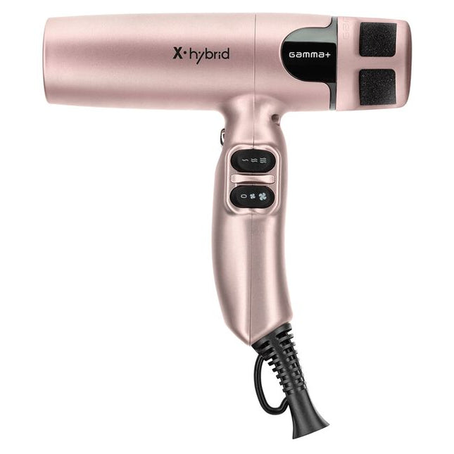The Gamma+ Hair X-Hybrid Professional Hair Dryer is your go-to tool for innovative, high-quality, and reliable performance in the salon. Crafted with professionals in mind, it combines power, Ionic technology, temperature control, and ergonomic design to elevate your styling experience."