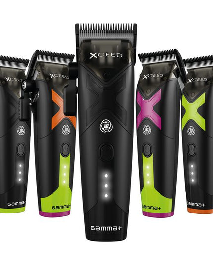 The GAMMA+ XCeed Professional Hair Clipper is a leap into the future of grooming technology. Powered by the IN2 Vector Motor and Intuitive Torque Control, snags and drag become a thing of the past. 