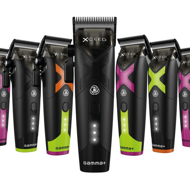 The GAMMA+ XCeed Professional Hair Clipper is a leap into the future of grooming technology. Powered by the IN2 Vector Motor and Intuitive Torque Control, snags and drag become a thing of the past. 