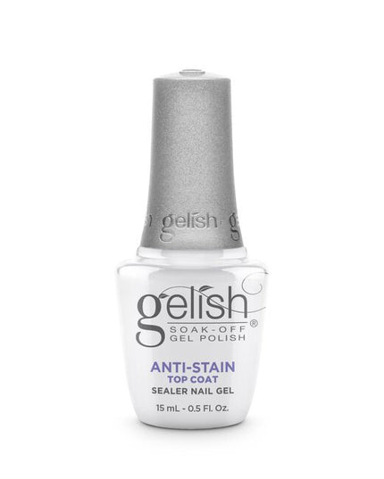 COLOR LOCK: ANTI-STAIN
RESISTANT TOP COAT
Game-changing new top coat that is perfect for gel polish lovers. Unique formula that perfectly balances flexibility and hard curing to help lock in color and keep stains away."