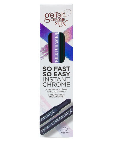 Chrome Stix is the easiest and fastest way to achieve a gorgeous chrome finish to your gel manicure! Chrome Stix is launching four more multi-dimensional shades that are guaranteed to take your nail look to the next level. Chrome Stix offer a reflective chrome shine that cannot be achieved with gel polish or lacquer applications alone.