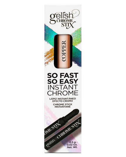 Chrome Stix is the easiest and fastest way to achieve a gorgeous chrome finish to your gel manicure! Chrome Stix is launching four more multi-dimensional shades that are guaranteed to take your nail look to the next level. Chrome Stix offer a reflective chrome shine that cannot be achieved with gel polish or lacquer applications alone.