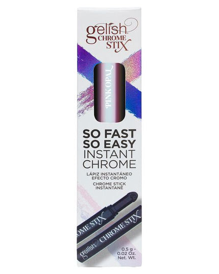 Chrome Stix is the easiest and fastest way to achieve a gorgeous chrome finish to your gel manicure! Chrome Stix is launching four more multi-dimensional shades that are guaranteed to take your nail look to the next level. Chrome Stix offer a reflective chrome shine that cannot be achieved with gel polish or lacquer applications alone.