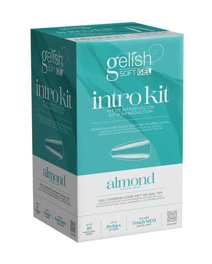 Flawless nails at light speed! Gelish Soft Gel tips are pre-shaped, full coverage nail tips which adhere to the nail using Soft Gel Tip Adhesive. The speed of applying pre-shaped full coverage Soft Gel tips can't be beat, combined with the ligth speed curing of Gelish Gel. You've ever create nails with anything faster than this!