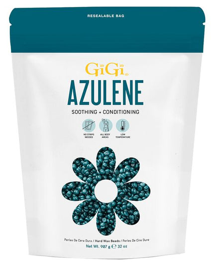 GiGi Hard Wax Beads Infused with Smoothing Azulene: Expertly formulated to remove unwanted body hair with a skin-calming effect. GiGi Hard Wax Beads Infused with Smoothing Azulene keep your skin hair-free, smooth, and beautiful for weeks! Give your razor and tweezers a rest. You won’t be needing them any time soon. No more redness, discomfort, and irritation!