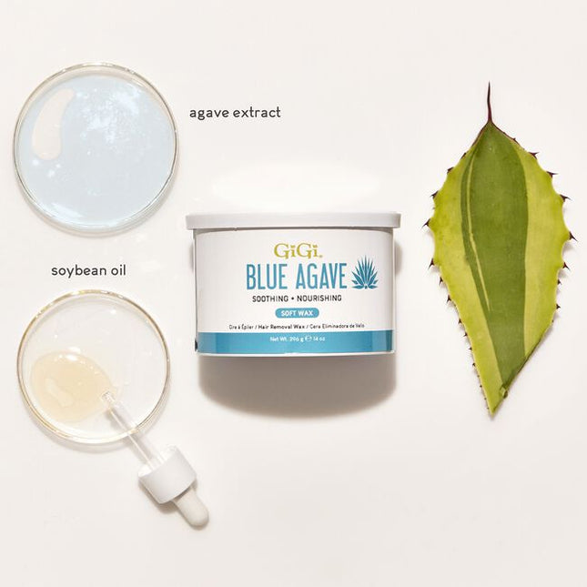 GiGi Agave Soft Wax is a premium hair removal solution that combines the natural benefits of agave extract with a smooth, flexible wax formula. Designed for sensitive skin, it effortlessly removes hair from the root, leaving the skin feeling soft, smooth, and refreshed. With its unique agave-based composition, this soft wax is enriched with hydrating properties that help nourish the skin during the waxing process. It adheres securely to hair, even the finest and shortest, ensuring thorough removal while red