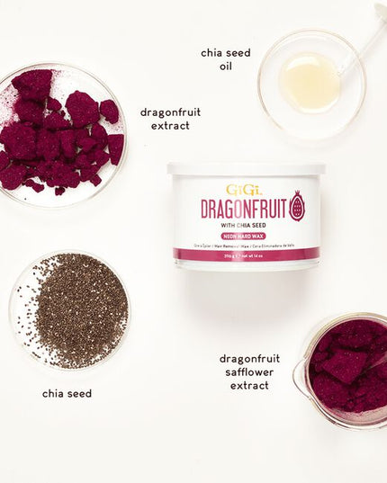 Non-Strip Formula for sensitive and delicate areas with Chia Seed.
