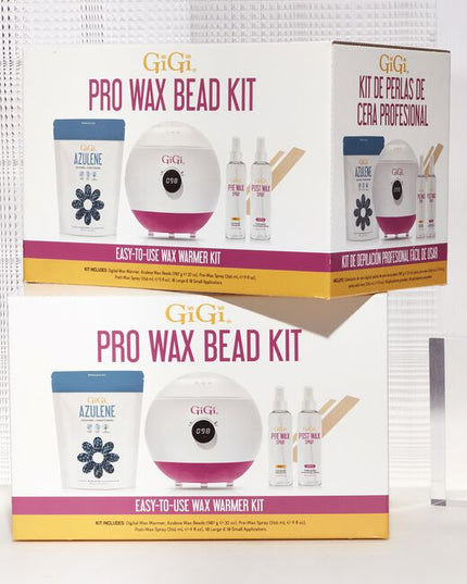 Achieve silky smooth skin with GiGi Pro Wax Bead Kit. This comprehensive waxing kit is designed to provide smooth, long-lasting hair removal with ease and comfort. Whether you're a professional or a beginner, the Pro Wax Bead Kit provides all the tools you need for a smooth, comfortable waxing.