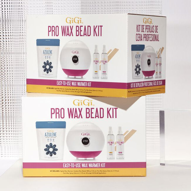 Achieve silky smooth skin with GiGi Pro Wax Bead Kit. This comprehensive waxing kit is designed to provide smooth, long-lasting hair removal with ease and comfort. Whether you're a professional or a beginner, the Pro Wax Bead Kit provides all the tools you need for a smooth, comfortable waxing.