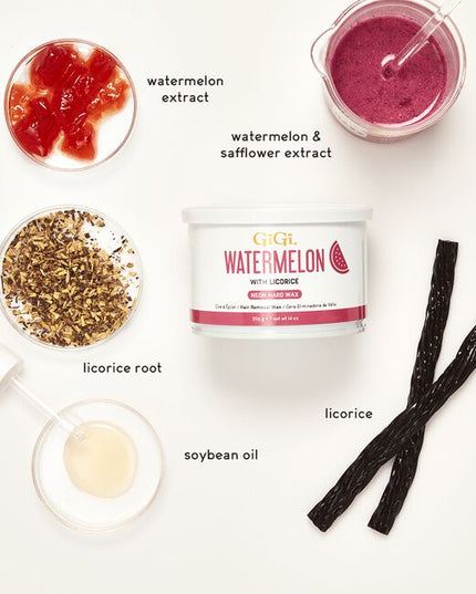 Non-Strip Formula for sensitive and delicate areas with licorice extract.