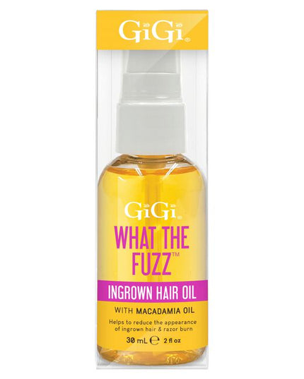 WHAT THE FUZZ™ Ingrown Hair Oil with Jojoba seed oil is a hydrating body oil formulated with a blend of botanicals and essential oils to help skin feel soft and smooth, while improving the look of razor bumps and ingrown hairs after hair removal. Suitable for all areas, such as bikini line and underarms.