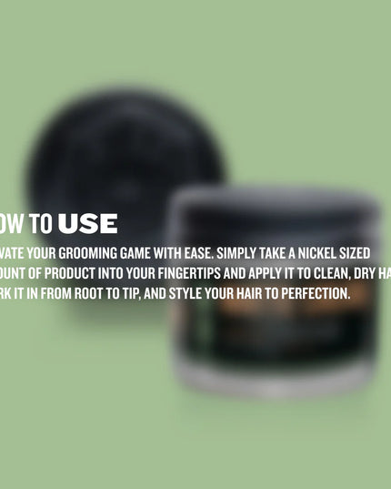 A lightweight cream for a light but lasting hold. Adds texture and flexibility all with a natural matte finish.