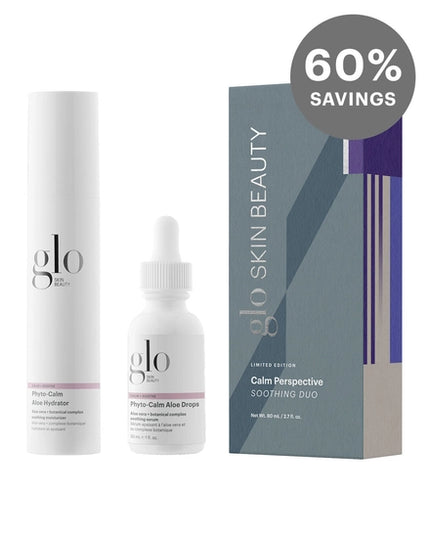 Calm and soothe stressed skin with best-selling skin-caring essentials, Phyto-Calm Aloe Drops and Phyto-Calm Aloe Hydrator. Perfect for reactive, sensitive, or dry skin, this duo is powered by anti-inflammatory aloe vera, cooling botanical extracts, and conditioning oils to soften, lock moisture deep within, and strengthen skin’s moisture barrier. Plumping and improving suppleness, skin’s natural vitality and radiance is restored.