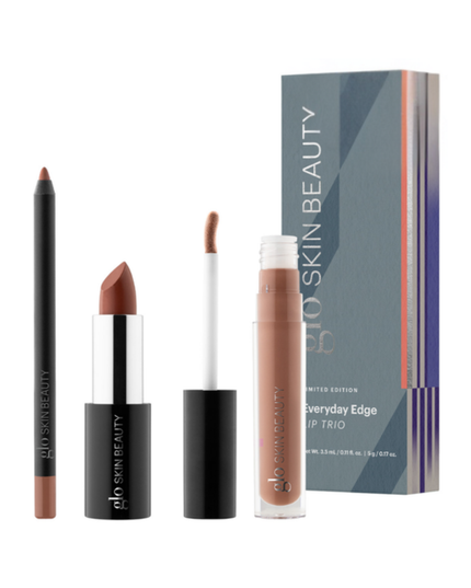 Save 39% on this full-size lip trio in effortless neutral hues, easy to layer or wear solo.