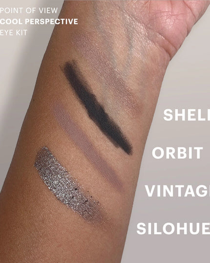 Save 56% on this full-size 5-piece multitasking eye makeup kit in cool-toned, frosted shades. 