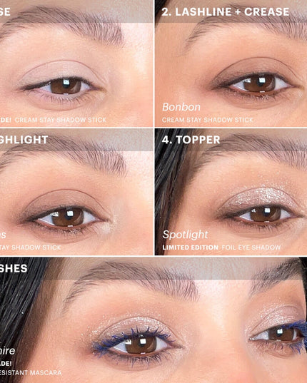 Save 56% on this full-size 5-piece multitasking eye makeup kit in warm, toasty tones.