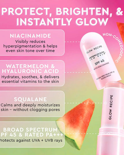 A travel-ready duo featuring a bestselling, visibly brightening serum and a full-size translucent SPF 45 hydrating stick for easy, mess-free application anywhere.