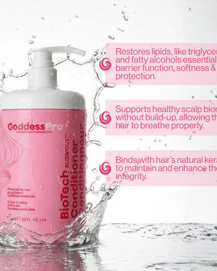 This conditioner delivers balanced care without heaviness, smoothing and detangling hair while bringing the cuticle to a more natural state through precise pH control.