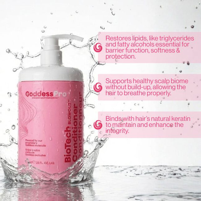 This conditioner delivers balanced care without heaviness, smoothing and detangling hair while bringing the cuticle to a more natural state through precise pH control.