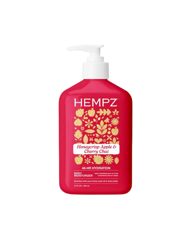 A hydrating formula with a fruity, Amber scent of freshly picked Honeycrisp Apple, Black Cherry Cider, & fall Chai spices. Enjoy a warm, long-lasting scent that is both sweet and slightly spicy, delivering a crisp, comforting experience while keeping your skin soft and hydrated.