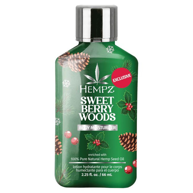 A fresh and sweet way to hydrate with the scent of pine trees and berries, formulated with vitamins and berry extracts that soothe and moisturize the skin.

Scent Notes: Raspberry Jam, Frosted Strawberries, and Maple-Glazed Pinecones