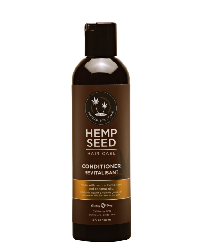 Feel the conditioning effects of Hemp Seed and Coconut Oils with our replenishing Hemp Seed Conditioner. This formula is packed with vitamin E and essential fatty acids that give your hair the nutrients it needs, leaving strands silky smooth and never greasy.