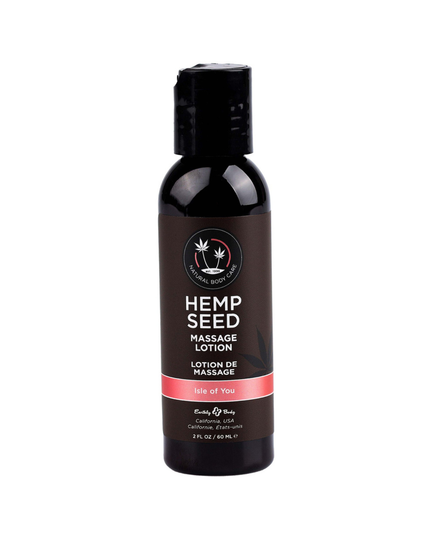 Transport yourself to paradise with our smooth, gliding Hemp Seed Massage Lotion. With an inviting scent and satin feel, this deeply moisturizing lotion can elevate any massage into an oasis so your body and mind feel refreshed. 