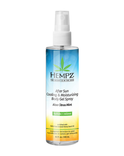 Cool down and hydrate after a long day in the sun with our cucumber, aloe, and pure natural hemp seed oil infused herbal body moisturizing spray.
