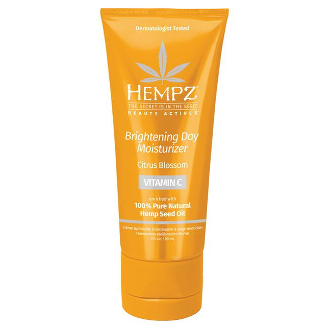 Enriched with Vitamin C. Helps brighten dull skin, revealing a healthy-looking, radiant glow. Point of difference: Hempz has paired vitamin C with their signature ingredient, hemp seed oil. Nature’s most perfectly balanced oil, it moisturizes, protects, heals, and calms skin while delivering anti-aging benefits.