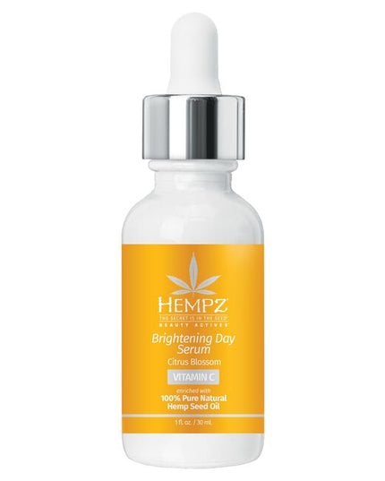 Enriched with Vitamin C. Helps brighten dull skin, revealing a healthy-looking, radiant glow. Point of difference: Hempz has paired vitamin C with their signature ingredient, hemp seed oil. Nature’s most perfectly balanced oil, it moisturizes, protects, heals, and calms skin while delivering anti-aging benefits.