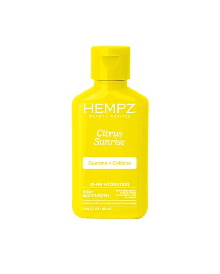 Get your daily dose of dopamine. This energizing lotion is your morning mood boost! Revitalize skin with guarana, caffeine, citrus fruit complex and essential oils. Boosts your mood and your glow to more radiant skin.