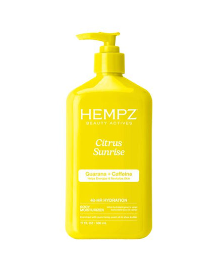 Get your daily dose of dopamine. This energizing lotion is your morning mood boost! Revitalize skin with guarana, caffeine, citrus fruit complex and essential oils. Boosts your mood and your glow to more radiant skin.