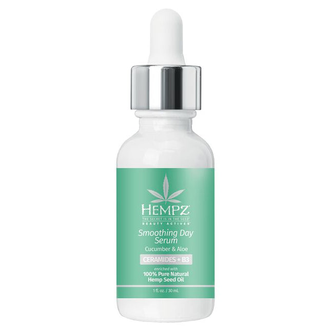 Enriched with Ceramides + B3. Ceramides help support the skin’s moisture barrier by making the skin appear firmer and smoother. B3 helps improve skin’s hydration and elasticity. Point of difference: Hempz has paired ceramides + B3 with their signature ingredient, hemp seed oil. Nature’s most perfectly balanced oil, it moisturizes, protects, heals, and calms skin while delivering anti-aging benefits.