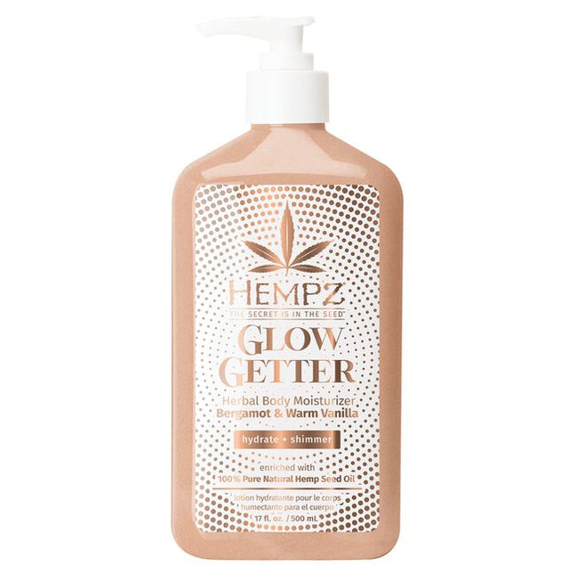 NEW! GLOW GETTER Herbal Body Moisturizer - Hydrate and add a subtle shimmer and sensual scent to your skin with Glow Getter Herbal Body Moisturizer.