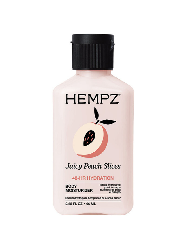 Core line extension that delivers everyday hydration with deep moisturization from Hemp Seed Oil and Peach Extract in a sweet, fruity scent.