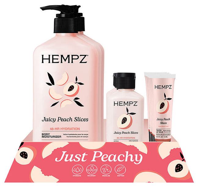 Core line extension that delivers everyday hydration with deep moisturization from Hemp Seed Oil and peach extract in a sweet, fruity scent.