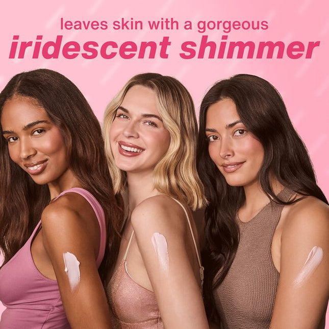 This collection has been made to celebrate you with a unique, long-lasting fruity and sparkling scent that celebrates everything from the simple to the extravagant, combined with skin-loving ingredients to keep skin hydrated with added subtle shimmer.