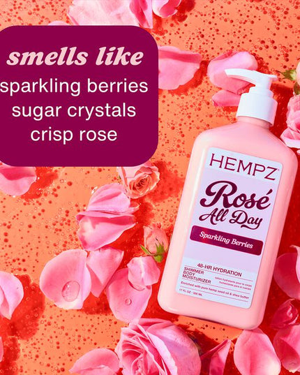 This collection has been made to celebrate you with a unique, long-lasting fruity and sparkling scent that celebrates everything from the simple to the extravagant, combined with skin-loving ingredients to keep skin hydrated with added subtle shimmer.