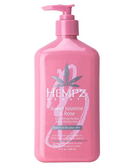 Sweet Jasmine & Rose Collagen infused Herbal Body Moisturizer. Plant based collagen extract is an amino acid complex derived from natural plants and is safe and stable for skin. Plant based collagen also provides nutrition to the skin, helping to make skin more silky, nutritious and firm.